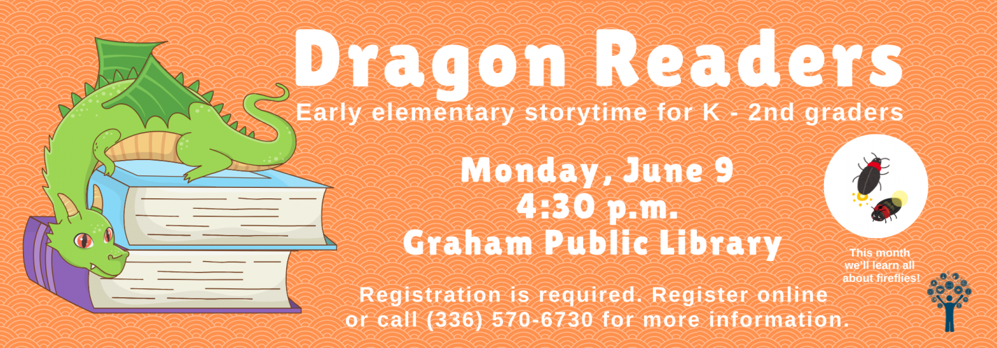 6.9 at 4:30 pm - Dragon Readers at Graham