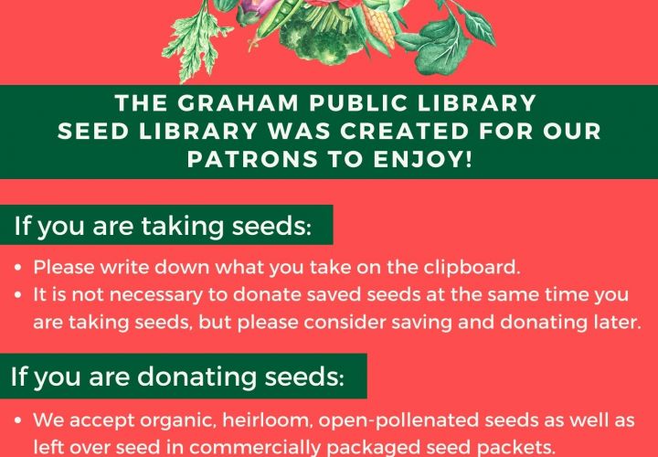 Seed Library donation rules