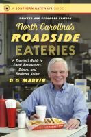Cover of North Carolina's Roadside Eateries. Photo of author D. G. Martin at a restaurant talbe with food and drink in front of him. Cover of North Carolina's Roadside Eateries. Photo of author D. G. Martin at a restaurant talbe with food and drink in front of him. Cover of North Carolina's Roadside Eateries. Photo of author D. G. Martin at a restaurant talbe with food and drink in front of him. Cover of North Carolina's Roadside Eateries. Photo of author D. G. Martin at a restaurant talbe with food and drink in front of him. Cover of North Carolina's Roadside Eateries. Photo of author D. G. Martin at a restaurant talbe with food and drink in front of him. Cover of North Carolina's Roadside Eateries. Photo of author D. G. Martin at a restaurant talbe with food and drink in front of him. Cover of North Carolina's Roadside Eateries. Photo of author D. G. Martin at a restaurant talbe with food and drink in front of him.