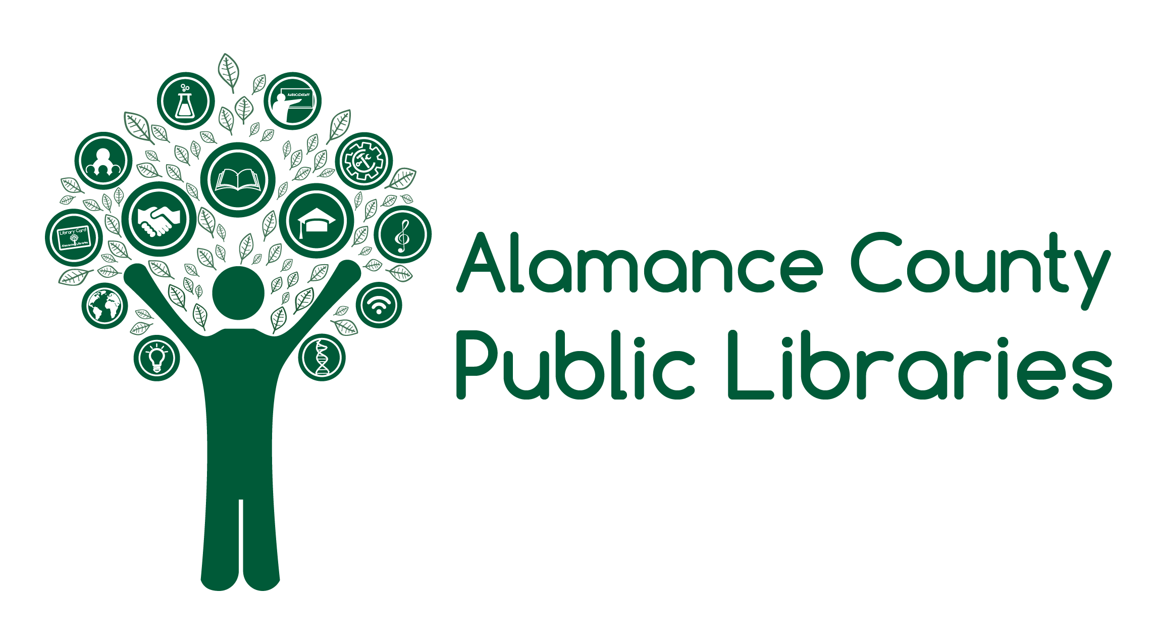 Library Logo with side text