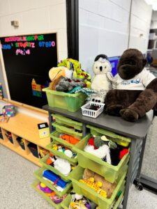 No tech/low tech play area at the Discovery Lab in the North Park Library