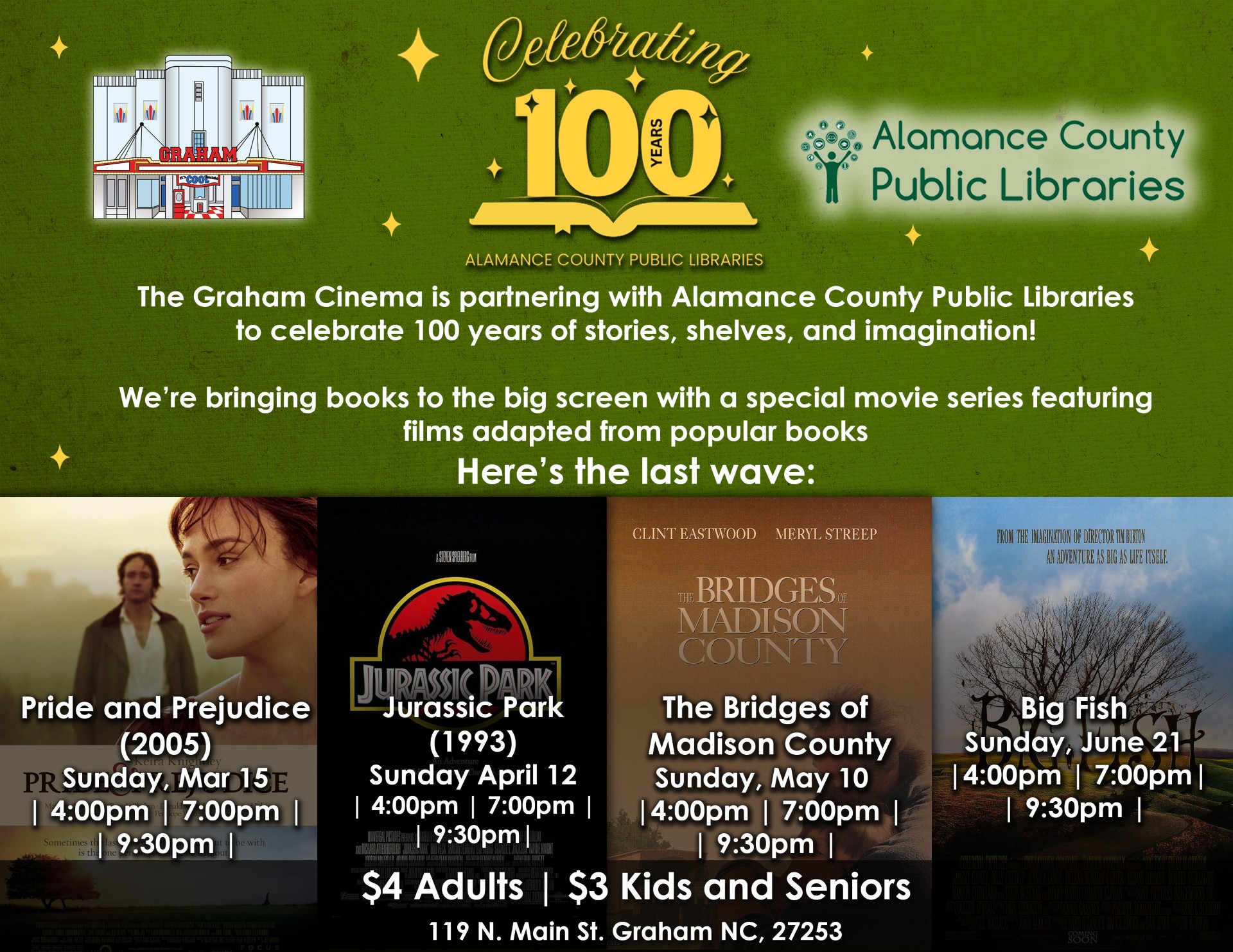 ACPL and Graham Cinema 100 Years Collaboration of Storied on the Big Screen
