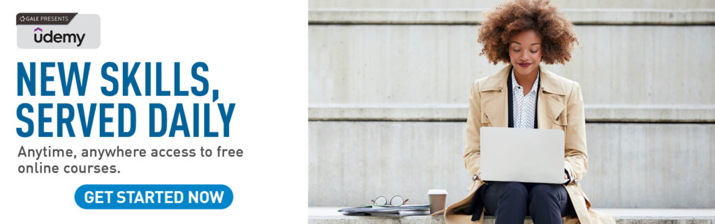 Promotional banner for Udemy