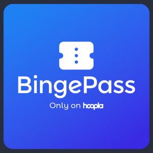 Logo for Hoopla Binge Pass